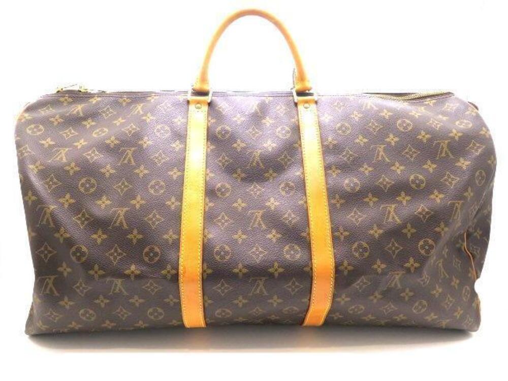 LOUIS VUITTON Keepall Boston Bag Monogram